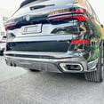 thumbnail image 4 of For BMW X5 G05 M Sport 2019 2020 2021 2022 2023 2024 Rear Bumper Diffuser Lip Carbon Fiber Look/Gloss Black Boot Spoiler Plate, 4 of 6