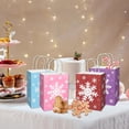 thumbnail image 3 of HOWAF 12 Pack Christmas Snowflake Gift Bags with Handle, Snowflake Treat Bags for Winter Christmas Party Decoration Christmas Snowflake Paper Bags with Handle, 3 of 8