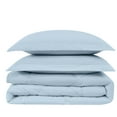 thumbnail image 5 of Cannon Percale 200 Thread Count Solid 100% Cotton Comforter Set Light Blue Cotton 3-Piece King Comforter Set, solid color themed, for Men and Women, OEKO-TEX Certified Confidence, 5 of 5