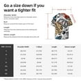 thumbnail image 5 of Pofeuu French Food Print Mens Casual Short Sleeve Shirts Beach Summer Spread Collar Pocket Tops Men's Casual Short-sleeved Shirt-Large, 5 of 5