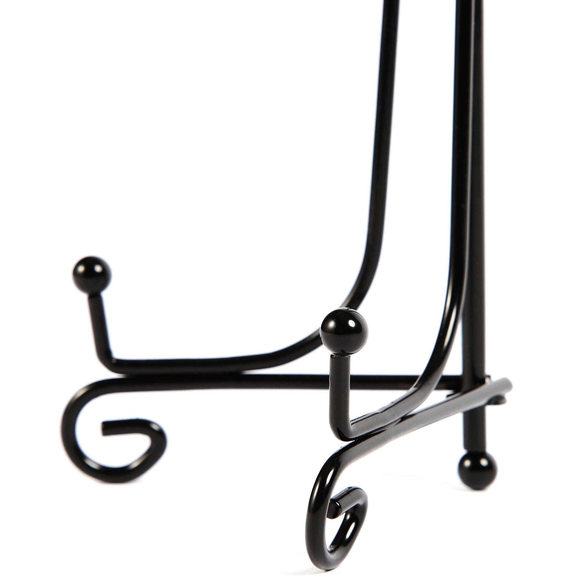 Symphony Easel: Decorative Iron Table Top Plate Holder Easel