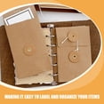 thumbnail image 3 of HEANUJJ 5pcs Decorative Kraft Envelopes for Invitations with Writable Surface for School Users, 3 of 7