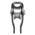 thumbnail image 4 of Professional Dual-Axle Twin Pulley for Climbing, Rescue & Aerial Work - 30kN Strength, Aluminum-Magnesium Alloy & Stainless Steel Construction - Fits 13mm Rope/12mm Cable - Grey, 276.6g Lightweight, 4 of 6