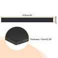 thumbnail image 2 of Unique Bargains EPDM Rubber Sheet Black with Adhesive 2'' Length 36'' Width 0.39'' Thick for Door Sealing Strip, 2 of 7