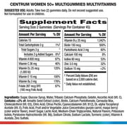 Centrum MultiGummies Gummy Multivitamin for Women 50 Plus, with Vitamin D3, B6 and B12, Multivitamin/Multimineral Supplement, 80 ct (Pack of 3)