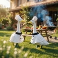 thumbnail image 5 of Porch Goose Chef Costume Outfit, Clothing Set for Garden Ornament, Outdoor Patio Decoration, Holiday Party Dress Up for Goose Statue,23 Inch, 5 of 7