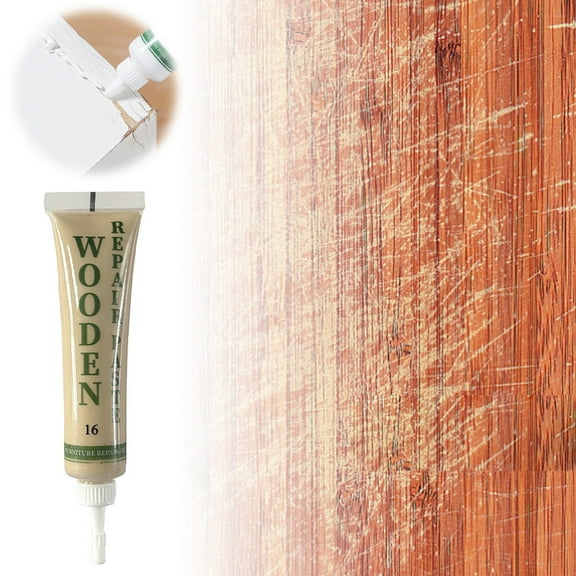 Agent for Solid Wood Floor Scratch Filling Paste - Natural Color for Wood - 25g Up Solution for Home and