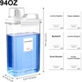 thumbnail image 2 of VOTLEVT 94 OZ Laundry Detergent Dispenser, Laundry Soap Dispenser, Fabric Softener Dispenser, Liquid Laundry Detergent Container, Laundry Room Organization and Storage, 2 Pack, 2 of 6
