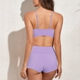 thumbnail image 3 of Women‘s High Waisted Bikini Swimwear Two Piece Swimsuit Drawstring Bathing Suit, 3 of 4