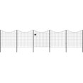 thumbnail image 1 of in H ( Fence Panels + Gate) No Dig Easy Install Zippity Metal Fence Decorative Fence for Garden Fencing For Dogs Temporary Fence Garden Fence Animal Barrier WF, 1 of 8