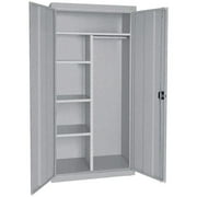 Elite Series Combination Cabinet with Adjustable Shelves, 36"W x 24"D x 78"H, Multi-Granite