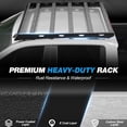 thumbnail image 4 of Roof Rack Rooftop Cargo Carrier for 2019-2020-2021-2022-2023-2024-2025 Chevy Silverado/GMC Sierra 1500 2500 3500 Crew Cab No Drilling 800lbs Capacity, 4 of 7