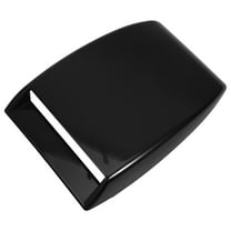 RENACLIPY Black ABS Car Hood Vent Sticker with No Drill Adhesive Tape Base, Universal Fit for DIY Car Accessories