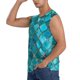 thumbnail image 3 of Balery Square Glass Mosaic Camisetas sin mangas para hombre, absorbe la humedad y protege contra el mal olor.-3X-Large, 3 of 7