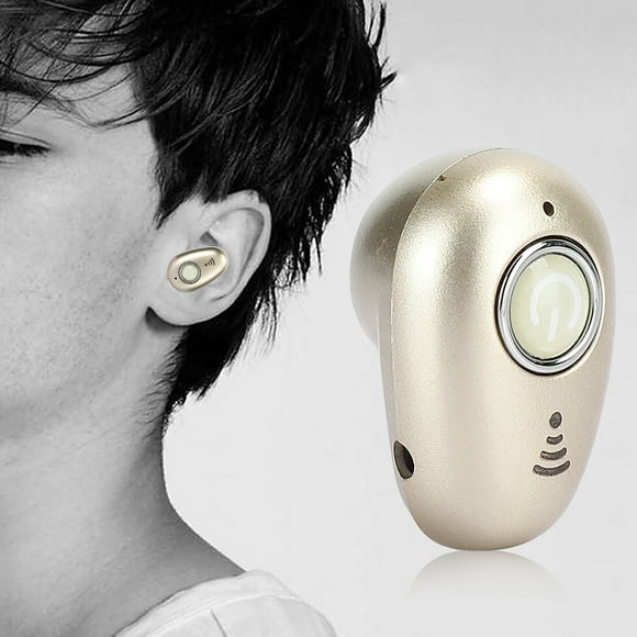 Monaural Earphone, Multifunction Ergonomic Design 10m/32.8ft Range  Earphone Stylish Appearance Mini  for Sport Black,White,Rose Gold,Gold,Skin Color