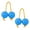 Blue, variant on Hyasfey 2 Pair Asalato Rhythmic Ball Hand Percussion Instruments Rattle Asalato Shaker for Adults And Teenagers