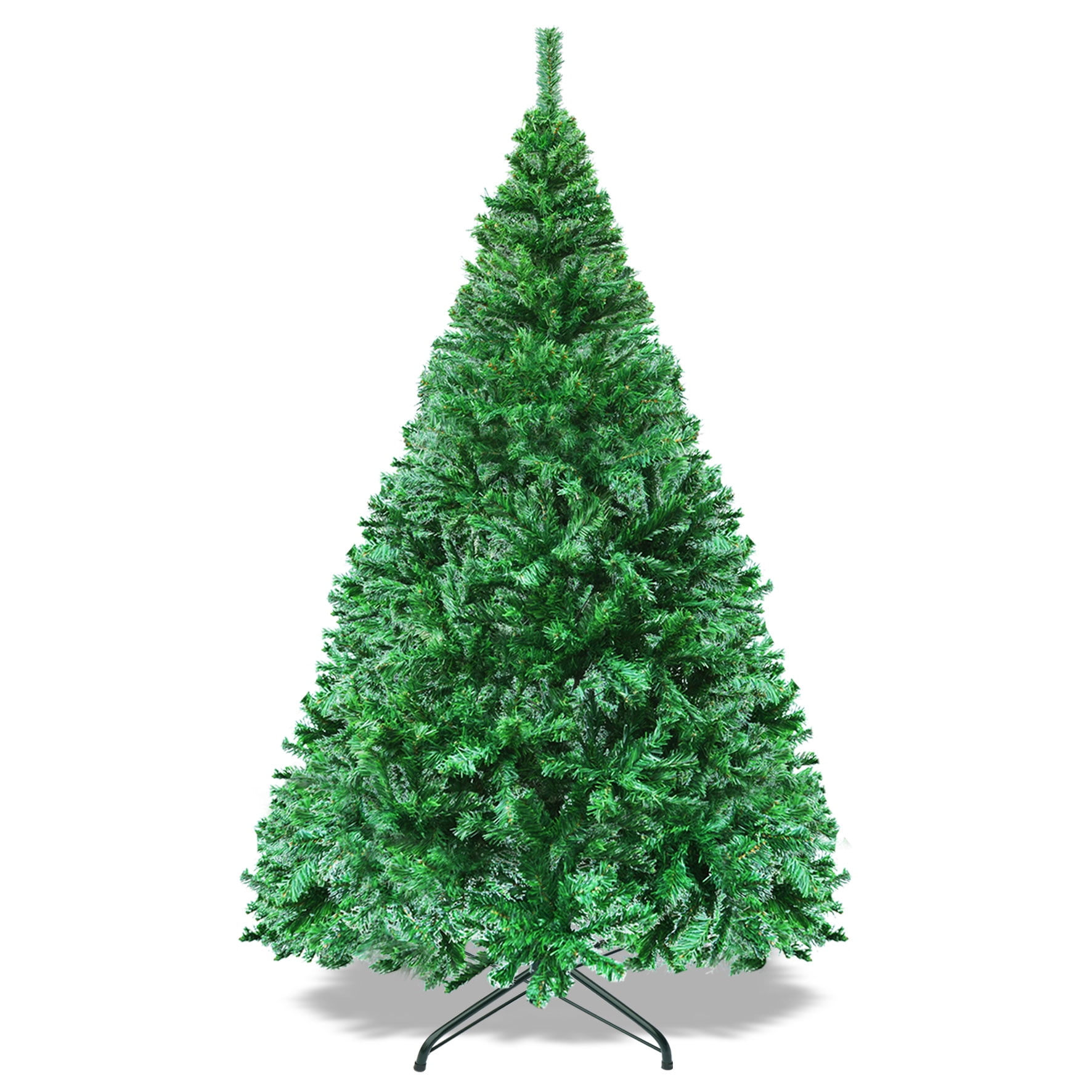 Strong Camel Artificial Christmas Tree Xmas Pine Tree with Solid Metal Legs Perfect for Indoor and Outdoor Holiday Decoration, 6',Green