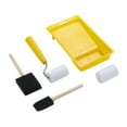 thumbnail image 3 of Luzkey Mini Rouleaux de Peinture Rouleau Éponge Brosse Rouleau de Peinture avec Plateau Rouleau pour Peinture pour Projet Artistique Peinture de Porte d'Armoire Maison Jaune, 3 of 8