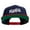 Navy Red, variant on Colorful Playful Embroidered Wool Blend 2 Tone Classic Snapback - Black Purple OSFM