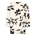thumbnail image 5 of Womens Summer Shirts and Tops Nice Blouses for Women Trendy Summer Womens 3/4 Sleeve T Shirts Tshirts Shirts Womens T Shirts Graphic Plus Size, 5 of 5
