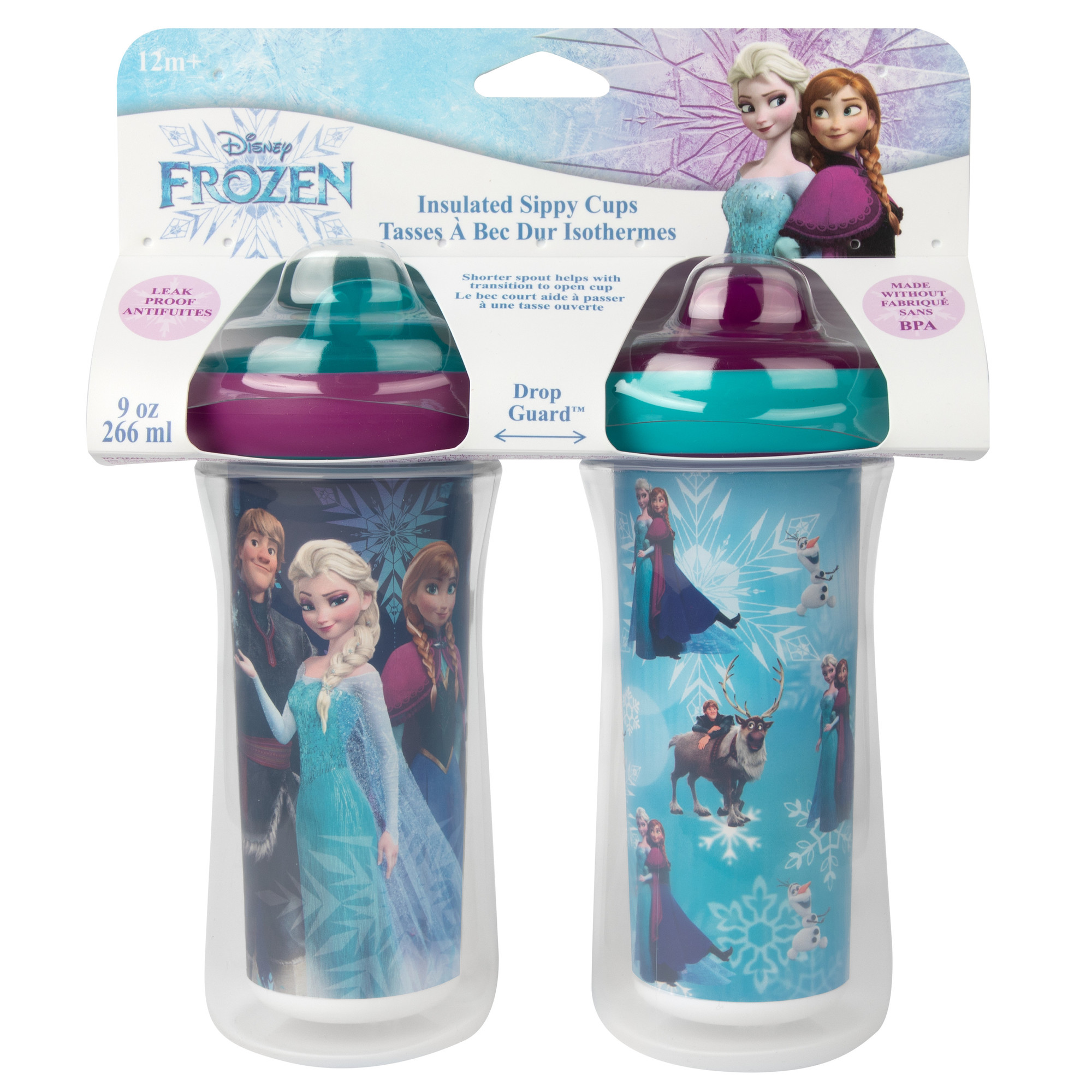 The First Years Disney Frozen Insulated Sippy Cups, 2-Pack photo 6