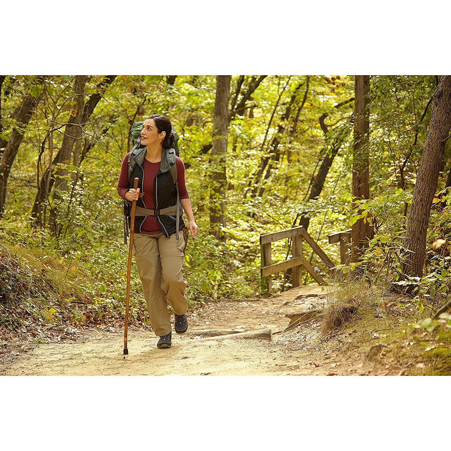 Details about   Portable Carrying Bag for Walking Stick Trekking Hiking Poles Tent Pole Backpack 