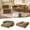 Camel, variant on LLappuil Sectional Sofa Bed, Futon Convertible Sofa Bed King Size, Plush Corduroy Loveseat Sofa Couch for Living Room Black
