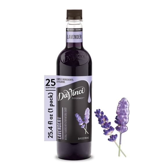 DaVinci Gourmet Lavender Syrup, 25.4 Fluid Ounces (Pack of 1)