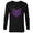 Black, variant on Hawkeye Series Halftone Purple Arrow - Long Sleeve T-Shirt for Men – Customized-Royal