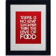 thumbnail image 2 of Trademark Fine Art "Sincere Love of Food II" Canvas Art by Megan Romo, Black Frame, 2 of 3