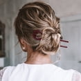 thumbnail image 4 of U-Shaped Wave Hairpin, Women Hairpin, Antique Style U-Shaped Coiled Hairpin For Back Of The Head, Elegant Durable Hairpin For Sophisticated Updo And Versatile Styling, 4 of 5