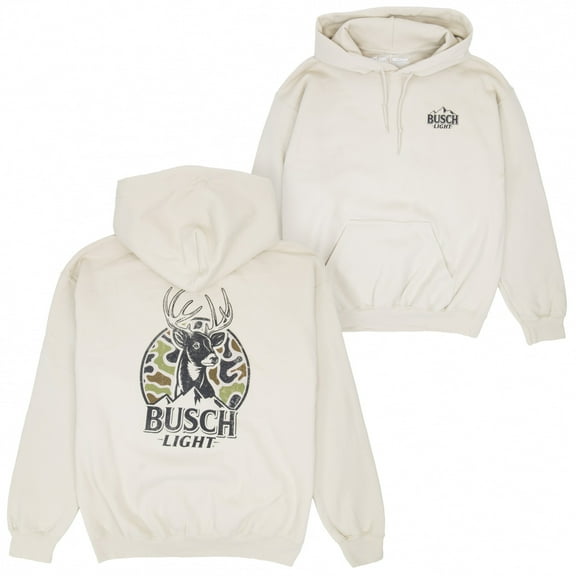 Busch Light Deer Hunting Camo Logo Hoodie-2XLarge