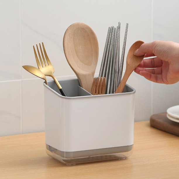 Organizador de Almacenamiento de Cocina Perfecl con 3 Compartimentos Gris
