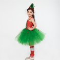 thumbnail image 5 of LNMQLPDBS Christmas Dress for Girls 10-12 Christmas Toddler 3t Christmas Long Dress Pink Princess Dress Christmas Clothes for Girls 3t Outfits Baby, Green 10-12 Years, 5 of 9