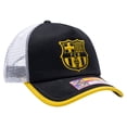 thumbnail image 3 of Unisex Black Barcelona Strike One8th Trucker Adjustable Hat, 3 of 4