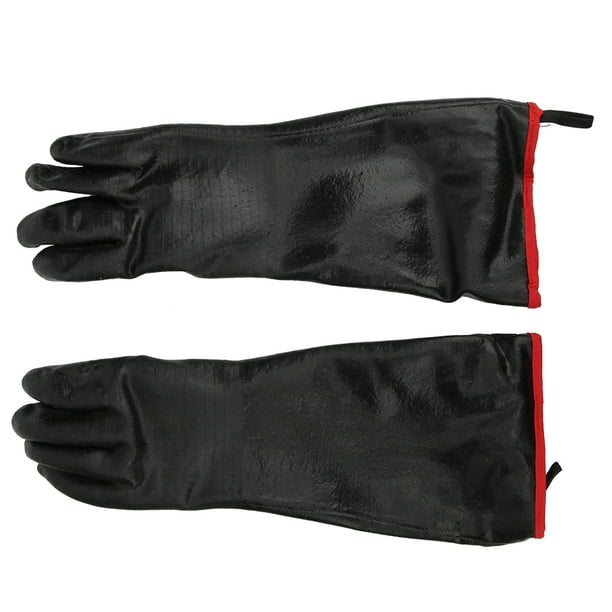 Fire Resistant Gloves Heat Insulation Gloves Heat Resistant Gloves Neoprene  Gloves 18in Heat Fire Resistant Gloves Flame Retardant Oil Proof Heavy Neoprene  Gloves For Oven 