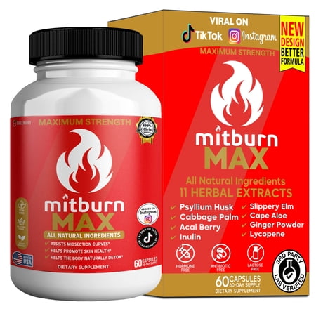 GreenVify MitBurn Max – Daily Lifestyle & Metabolism Support Supplement, Adult Nutritional Formula