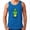 Royal Blue, variant on HUGZ Mens Funny Cute Party TankTop Beach Black Shirt Small