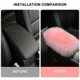 thumbnail image 6 of Car Center Console Cover, Universal Winter Plush Fur Auto Seat Box Armrest Cushion For Cars Suv Truck, Fluffy Middle Console Arm Rest Pad Mat Interior, 6 of 9