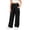 Black, variant on Busydd Girls Cargo Sweatpants 5-15 Years Solid Color Multi Pocket Casual Pants Comfy Solid Color Elastic Waist Teen Girls Athletic Pants 5-6 Years