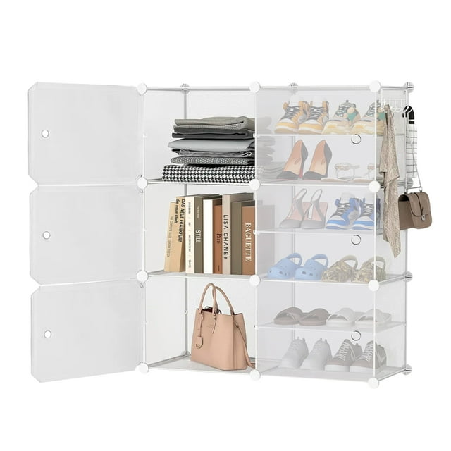 Zapatera Armable Organizador Con Puertas 24 Pares Practiksa