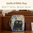thumbnail image 4 of FOR U DESIGNS Cat Flower Print Bible Case Portable Bible Carrier Tote Bag Large Capacity Bible Carrier Christian Gifts Bible Protective with Handle and Zipper, 4 of 7