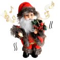 thumbnail image 1 of Noel Con Sombrero Y Bolsa De Regalo Canto Baile Navidad Papá Noel Juguetes Navidad Muñecas Eléctricas Regalo De Navidad Para Amigos Y Niños sonducket HA043404-01, 1 of 6