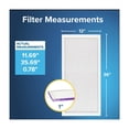 thumbnail image 3 of Filtrete 12x36x1 HVAC Furnace Air Filter, MPR 1500 MERV 12, Advanced Allergen Reduction, 6 Pack, 3 of 13