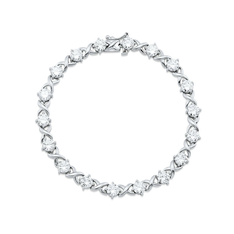 Sterling silver deals bracelets at walmart