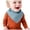 Blue, variant on Zanarzt Baby Bibs Girl Muslin Baby Bibs Baby Bandana Drool Bib for Drooling and Teething Cotton Soft Absorbent for Girls Boys Brick Red