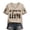 Q7-Complexion, variant on Women's Halloween Print T-Shirt Raglan Short Sleeve V-Neck Shirt Witch Graphic Tshirts Comfort Funny Spooky Season Vintage Tops