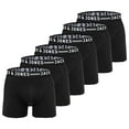 thumbnail image 1 of Jack & Jones Calzoncillos para hombre, paquete de 3 - SENSE TRUNKS, algodón elástico Negro S (Small), 1 of 3
