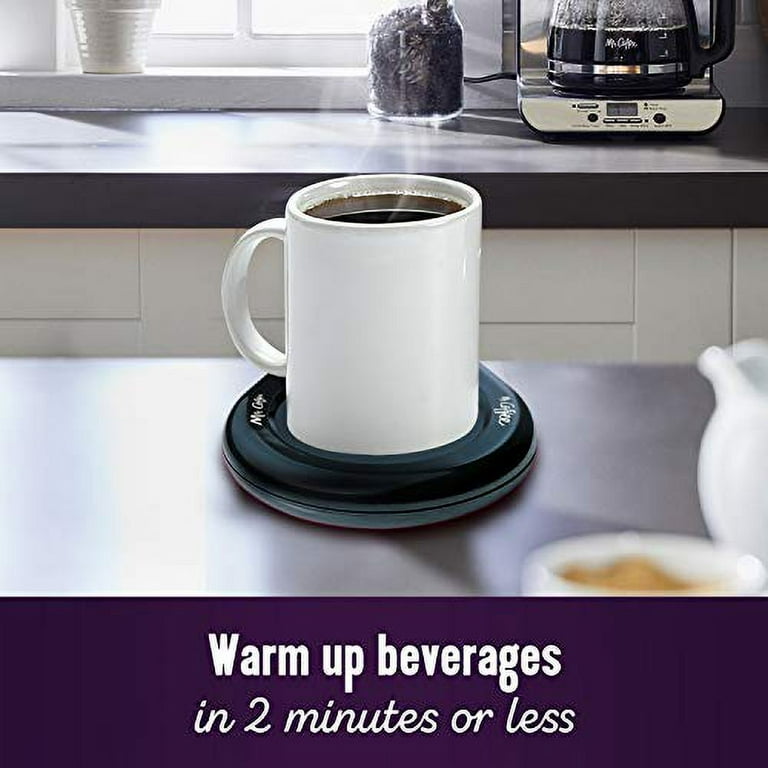 Mr. Coffee Mug Warmer for Coffee and Tea Portable Cup Warmer for Travel Office Desks and Home Black Walmart