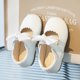thumbnail image 1 of Zapatos de princesa de una sola capa multiusos con lazo bonito para niña, zapatos de cuero, zapatos de baile, 1 of 6